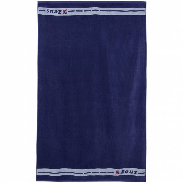 Zeus Asciugamano di cotone 155 x 100 cm blu navy