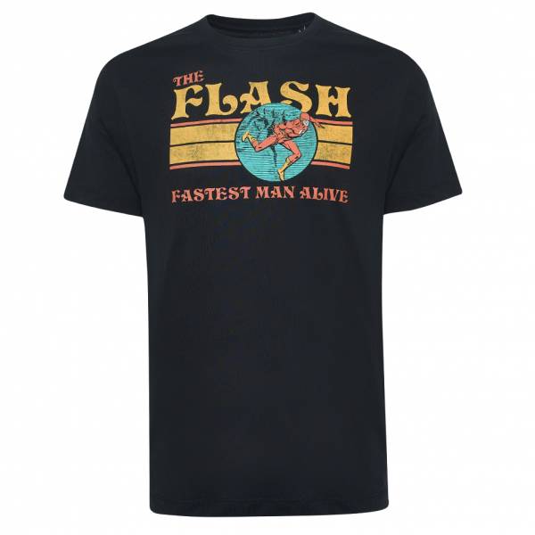 DC COMICS 70'S Flash Mężczyźni T-shirt FBMTS808BLK