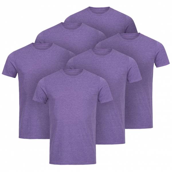 RUSSELL Tee 6er-Pack T-Shirt 0R165M0-Purple-Marl