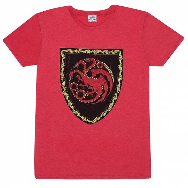 House of the Dragon Targaryen Crest Men T-shirt HOD04410TSC