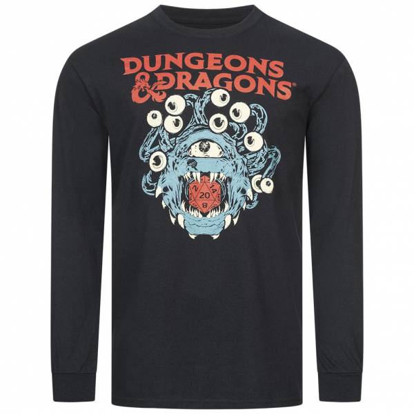 DUNGEONS &amp; DRAGONS Uomo Maglia a maniche lunghe HAMLT050BLK